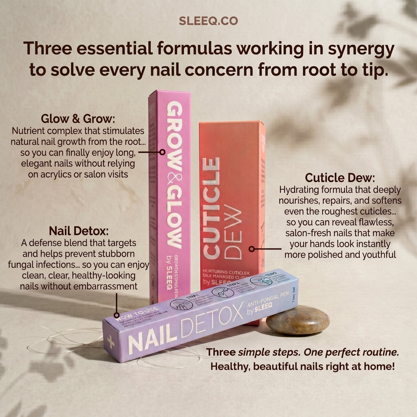 Complete Nail Care  - 3 essential products in 1 kit