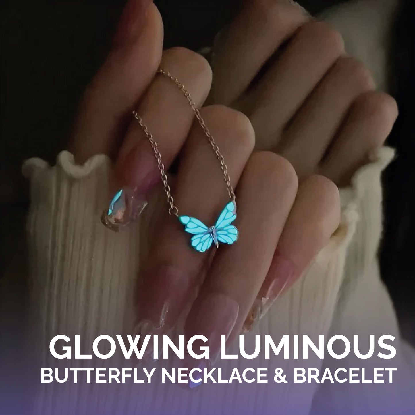 Glowing Luminous Butterfly